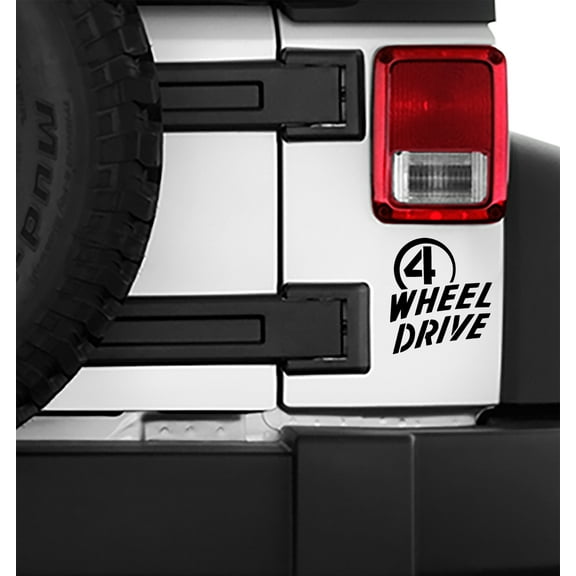 Collectible Decals 4 Wheel Drive Tailgate Vinyl Decal