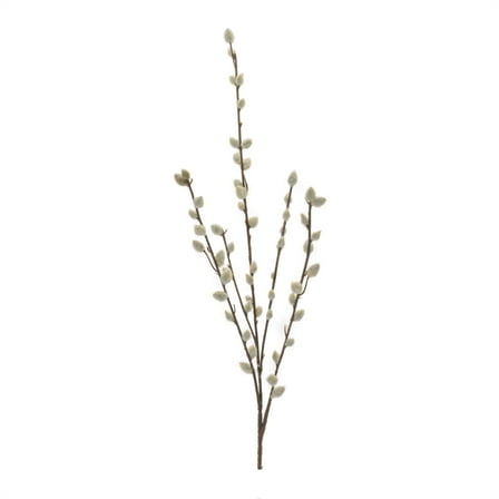 Melrose International Pussy Willow Stem (Set of 6) 30.5"H Plastic