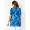 thumbnail image 2 of Catherines Women's Plus Size Easy Fit Short Sleeve V-Neck Tunic, 2 of 4