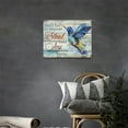 thumbnail image 3 of Farmhouse Hummingbird Wall Art Country Rustic Hummingbird Pictures Wall Decor Motivational Quotes Canvas Prints Painting Modern Home Framed Artwork for Bedroom Bathroom Living Room 16"x12", 3 of 6