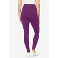 thumbnail image 2 of Woman Within Plus Size Petite Stretch-Cotton Knit Pull-On Pocket Leggings, 2 of 5