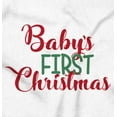 thumbnail image 2 of Cute Baby First Christmas Celebration Romper Boys or Girls Infant Baby Brisco Brands 6M, 2 of 6