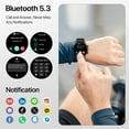 thumbnail image 3 of WalkerFit Smart Watches - Make/Answer, 1.39 Inch Waterproof Fitness Watch with Gold Band, 3 of 10