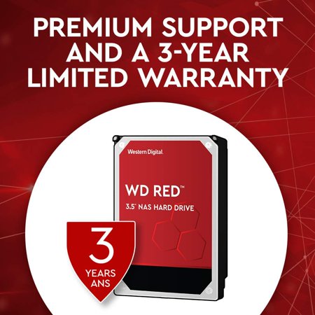 Western Digital WD Red　NAS ハードディスク 2TB / フォーマット済み / 36988H