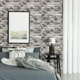 thumbnail image 4 of UMIGGEE 17.7-in x 118-in Grey Brick Wallpaper Peel and Stick Textured Faux Brick Wallpaper Self Adhesive Removable Decorative Contact Paper Backsplash Wall Paper Shelf Drawer Liner Vinyl Film DIY, 4 of 9