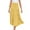 Yellow, variant on Big Deals! Aqestyerly Summer Promotion Clearance Fashion Women Solid Casual Ruched Ruffles Elastic Waist Skirts