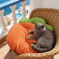 thumbnail image 5 of Carrot Shaped Pet Bed - Soft Plush Cushion for Rabbits, Hamsters & Sugar Gliders, Double Sided Nesting Pad Warm Bedding for Small Animals, 5 of 8