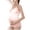 Pink, variant on Gyujnb V Neck Maternity Nursing Camisole Tank Top Solid Seamless Soft Stretch Adjustable Clip Down Straps Built In Support Bra Full Bump Long Layering Cami,S