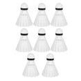 thumbnail image 1 of EeaseCA 8Pcs Lighting Nylon Shuttlecocks Useful Badminton Replacement Shuttlecocks, 1 of 8