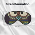 thumbnail image 4 of Uemuo Boho Owl Pattern Sleep Eye Mask - Light Blocking Sleep Mask Blocking Out Light Perfectly, Soft and Comfortable Night Eye Mask, Eye Blinder, 4 of 7