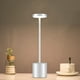 thumbnail image 3 of Lámpara de mesa LED, batería recargable, atenuación continua, gris, lámpara de mesa con batería Lámpara de exterior Lámpara LED - con batería e inalámbrica para salón, dormitorio, jardín Xemadio LF-0003, 3 of 7