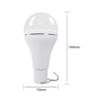 thumbnail image 3 of Bombilla LED recargable USB con gancho de clip, luces solares para acampar con control remoto, bombilla solar para acampar, caminar, interior, emergencia, 3 of 5