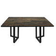 thumbnail image 5 of Set of 2 AnthroDesk Carbon Steel Metal Table Legs. for Dining Room, Patio, Coffee Table, Office, Home Office with Matte Black Powder Coating (LSHAPE-28), 5 of 5