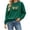 Army Green, variant on gbyLJF Women's Crewneck Christmas Sweatshirt Long Sleeve Winter Holiday Tops Cute Graphic Fleece Pullover
