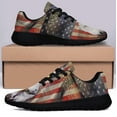 thumbnail image 3 of American Eagle Shoes Patriotic Print Sneakers Lightweight Comfortable Running Shoes for Men Women Black Size 8, 3 of 7