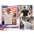 thumbnail image 5 of American Trends Baseball Cap for Men USA Flag Embroidered Baseball Hat Adjustable Golf Hat UV Protection Dark Grey, 5 of 7