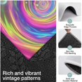 thumbnail image 3 of Colorful Tie Dye Spiral Pattern Kitchen Rugs Sets Of 3,Kitchen Runner Rugs Non Skid Washable,Decorative Kitchen Floor Mats for Kitchen,Sink,Laundry,17"x30"+ 17"x47" + 17"x59", 3 of 6