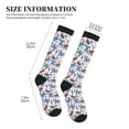 thumbnail image 4 of Pofeuu Retro Butterfly Print Compression Socks for Women & Men Circulation - Best Support for Nurses,Running,Athletic,Sports, 4 of 7