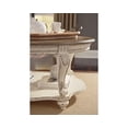 thumbnail image 6 of Bowery Hill Oval Coffee Table in Chipped White and Brown, 6 of 8
