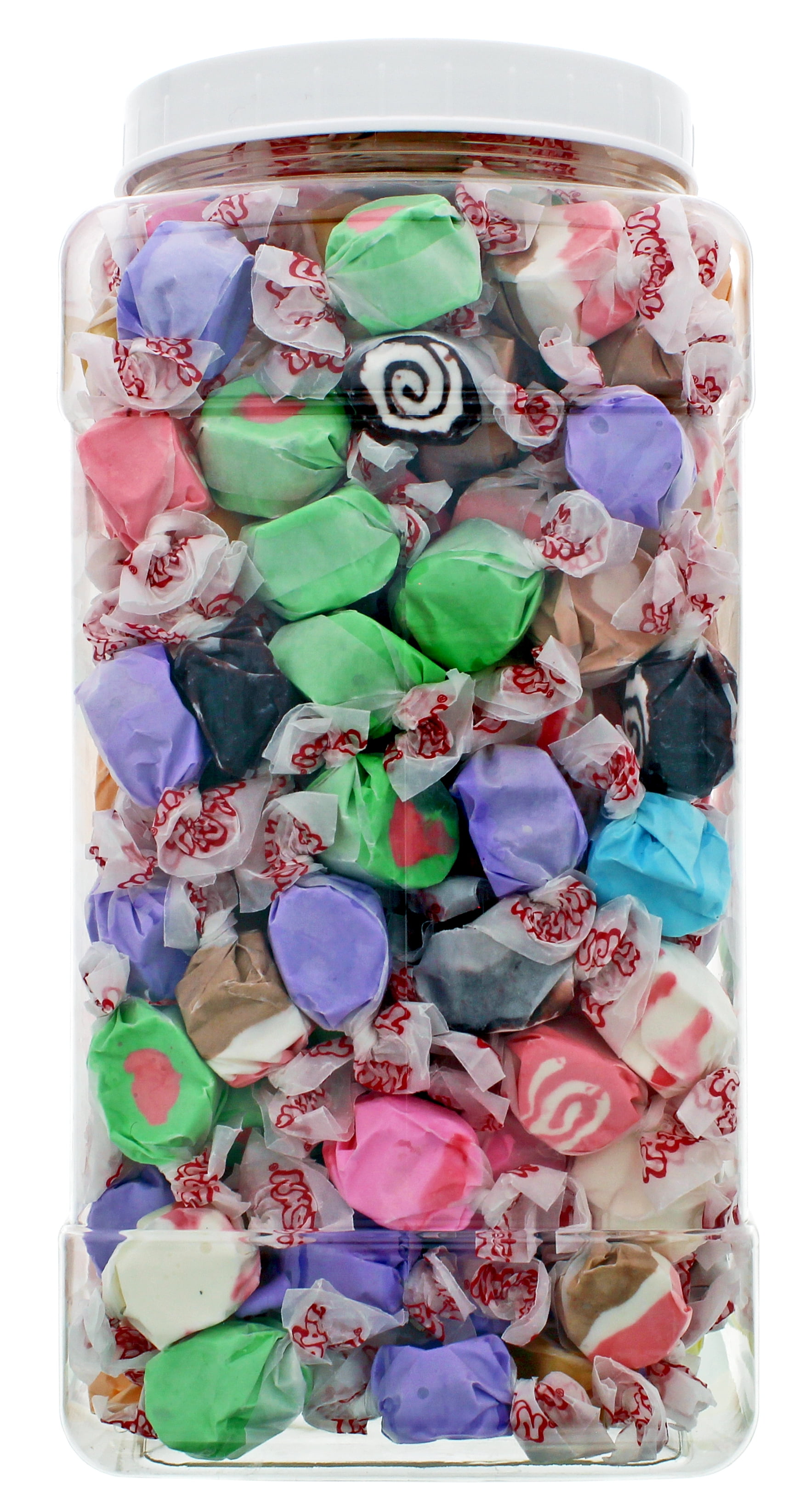 Taffy Town Salt Water Taffy 3LB 15 Flavors of Saltwater Taffies in 1 Gallon Gift Ready