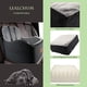 thumbnail image 4 of Asiento de coche Dog Booster Lealchum para perros pequeños y medianos, color negro y marrón, 4 of 6