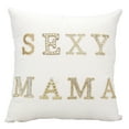 thumbnail image 2 of Luminescence White Gold Sexy Mama Pillow, 2 of 3