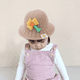 thumbnail image 5 of Gorros de pescador de invierno para niños, ala plegable de piel sintética para niñas y niños, 5 of 5