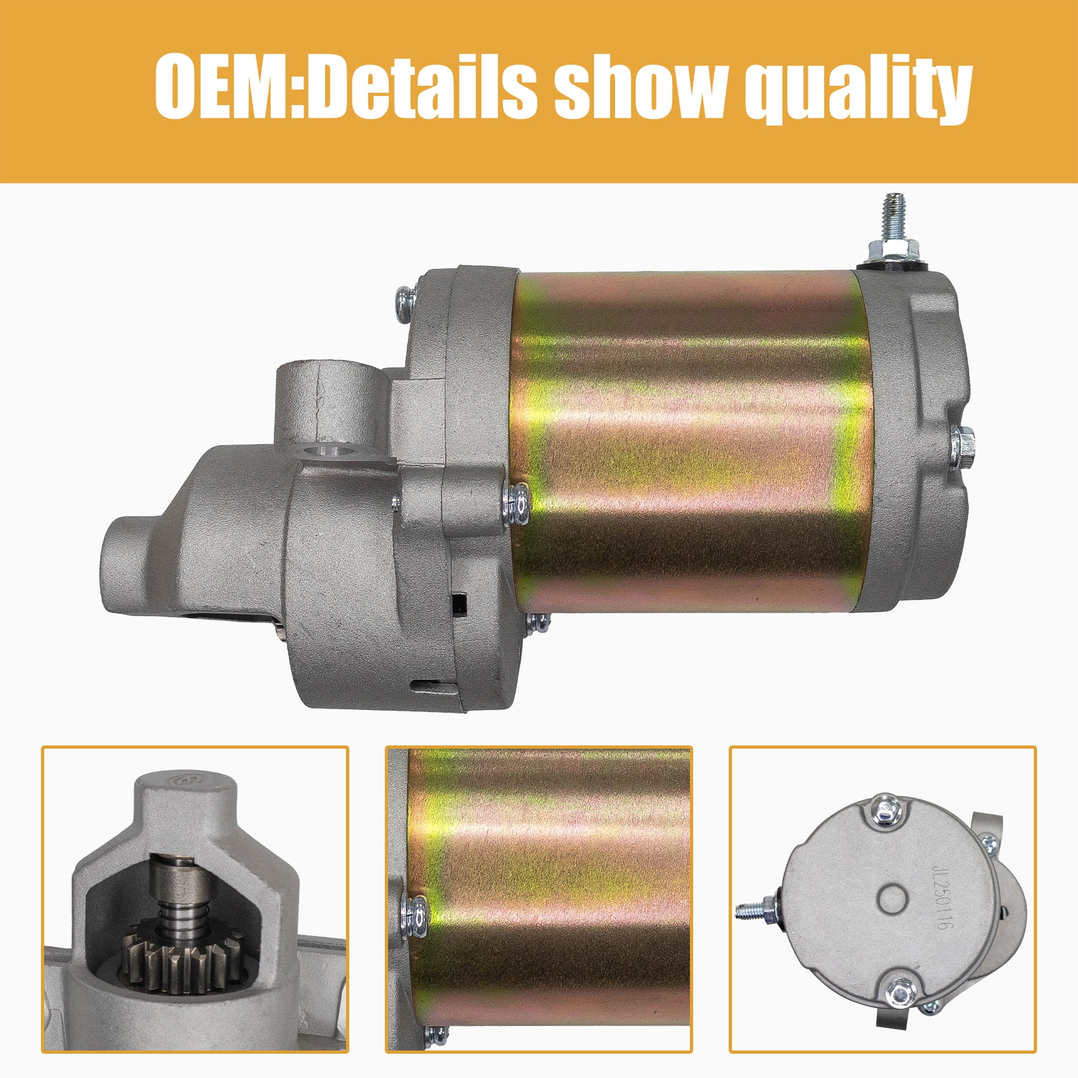 Fullas Starter  Motor for Mtd Yard Craftsman Riding Lawn Mower 420CC Engine 75112207 951-12207 751P12207A