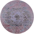 thumbnail image 1 of Ahgly Company Indoor Round Mid-Century Modern Mauve Taupe Purple Oriental Area Rugs, 4' Round, 1 of 6