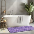 thumbnail image 2 of Purple Butterfly Pattern Kitchen Rug Mat,Kitchen Runner Rugs Non Skid Washable,Decorative Kitchen Floor Mats for Kitchen,Sink,Laundry,17"x47.2", 2 of 7