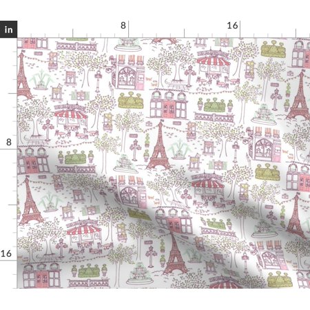Girly Parisian Baby Girl Paris Nursery Decor Fabric Printed By