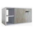 thumbnail image 1 of Gabinete Baño Flotante Minimalista Puerta tipo Piedra Elegante 60x33, 1 of 6