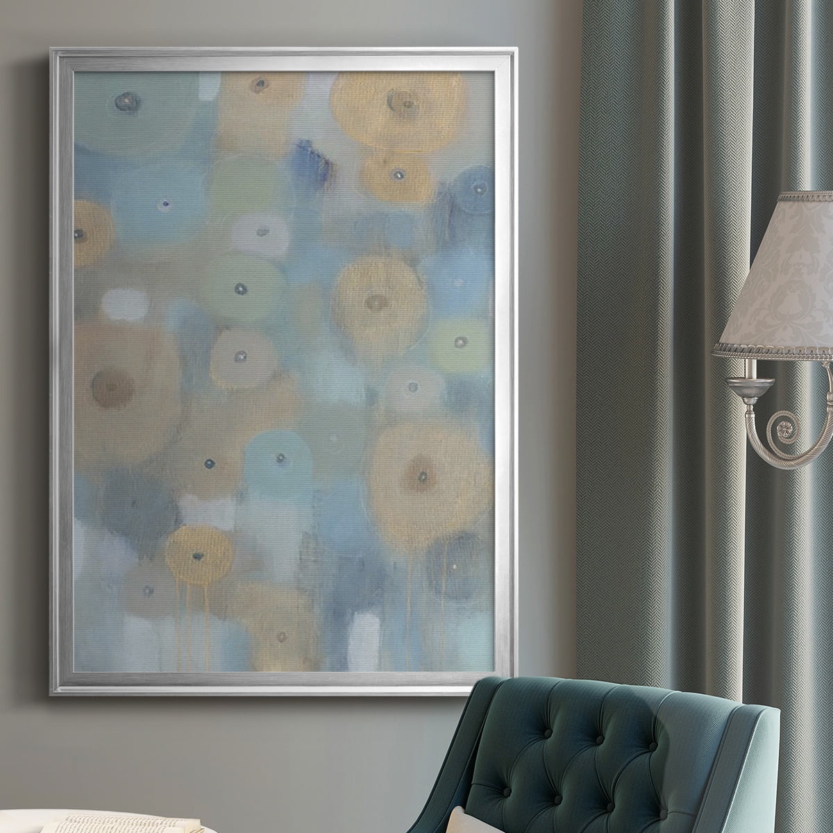 Spinning Wheels II Premium Framed Print, in Gold, Black, or Silver - Ready to Hang