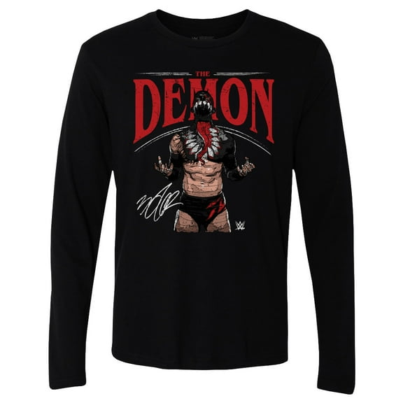 Men's 500 Level Black Finn B-lor The Demon Pose Long Sleeve T-Shirt