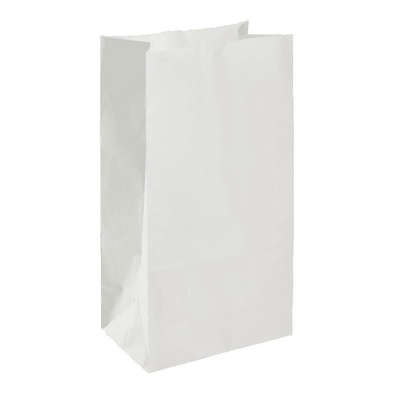 Karat White Paper Bags, 12 lb, 1,000 ct – White Paper Grocery & Lunch Bags, Bulk Pack
