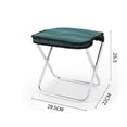 thumbnail image 2 of LEXSOMEO Collapsible Stool Cushion Portable Folding Camping Stool And Compact For Outdoor Activities Like Fishing Camp Seat, 2 of 5
