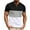 Black, variant on ZCFZJW Mens Polo Shirts Casual Summer Short Sleeve Striped Color Block Print Button Henley Tops Loose Lightweight Regular Fit Comfy Basic Tees Shirt Black XXL