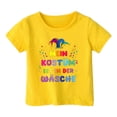 thumbnail image 4 of XDZJLR Tee-Shirt pour Filles Imprimé Coloré Carnaval Col Rond Manches Courtes 2-3 Ans, 4 of 4