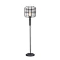 thumbnail image 2 of Pemberly Row 61" Tall Metal Cast Iron Textured Cage Floor Lamp-Matte Black, 2 of 5