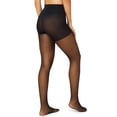 thumbnail image 2 of Women's Hanes® Sheer Control Top Tights Color: Black Size: SMALL, 2 of 2