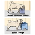 thumbnail image 2 of Recipiente para pelusas Slow Feeder para perros y gatos, color gris elevado, 2 of 3