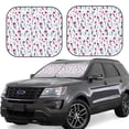 thumbnail image 2 of Picia Tulips Flowers 2 Piece Car Windshield Sun Shade Foldable | Foldable Sun Shield for Front Window Blocks UV Rays and Keeps Your Vehicle Cool-, 2 of 7