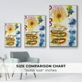 thumbnail image 4 of Flower Power I Framed Premium Gallery Wrapped Canvas - Ready to Hang - 27 x 41 - White Floating Frame, 4 of 9