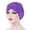 Purple, variant on Porfeet Women's Beads Elastic Turban Hat Cancer Chemo Cap Hijab Head Wrap