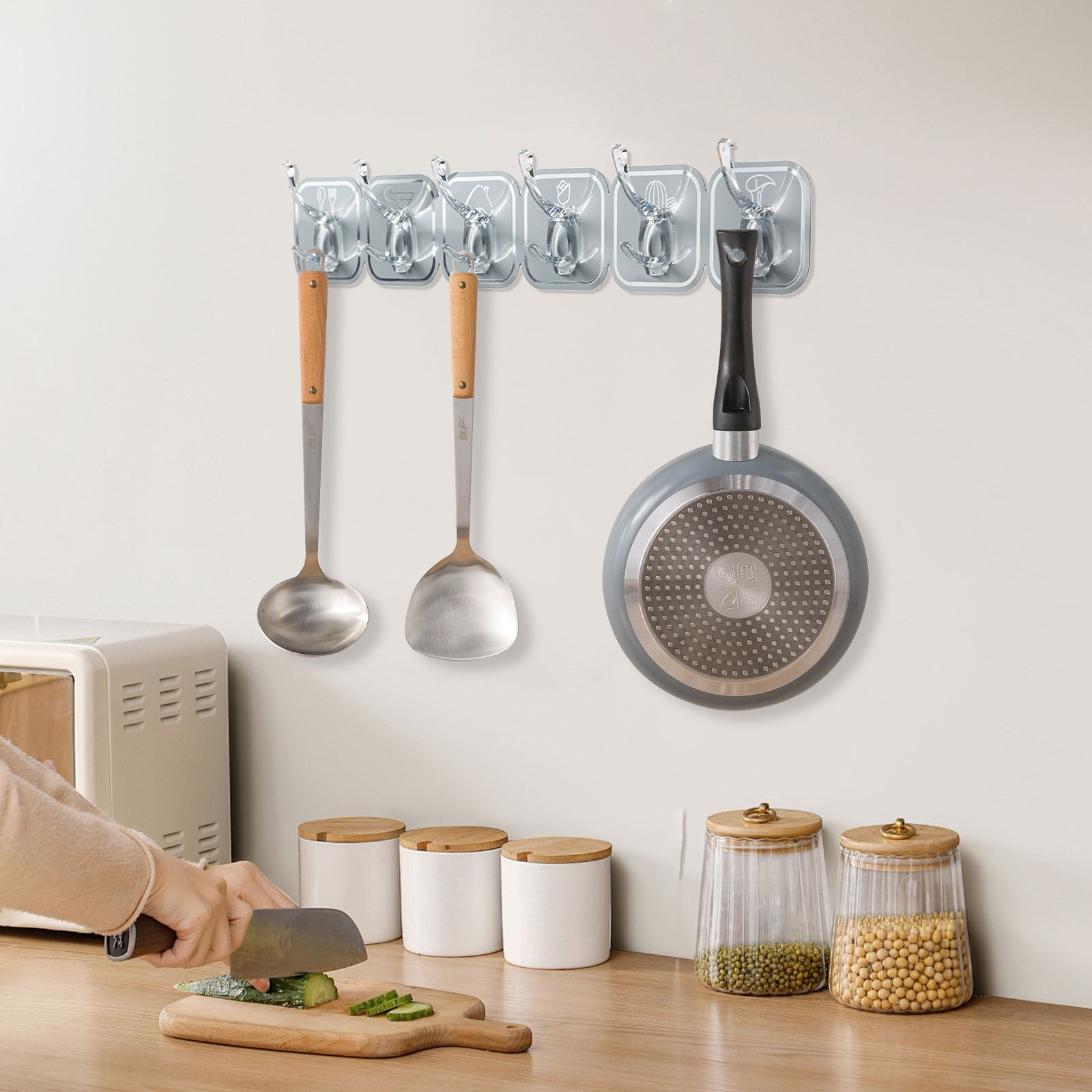 Multi Functional Transparent Hook Adhesive Hook Super Strong