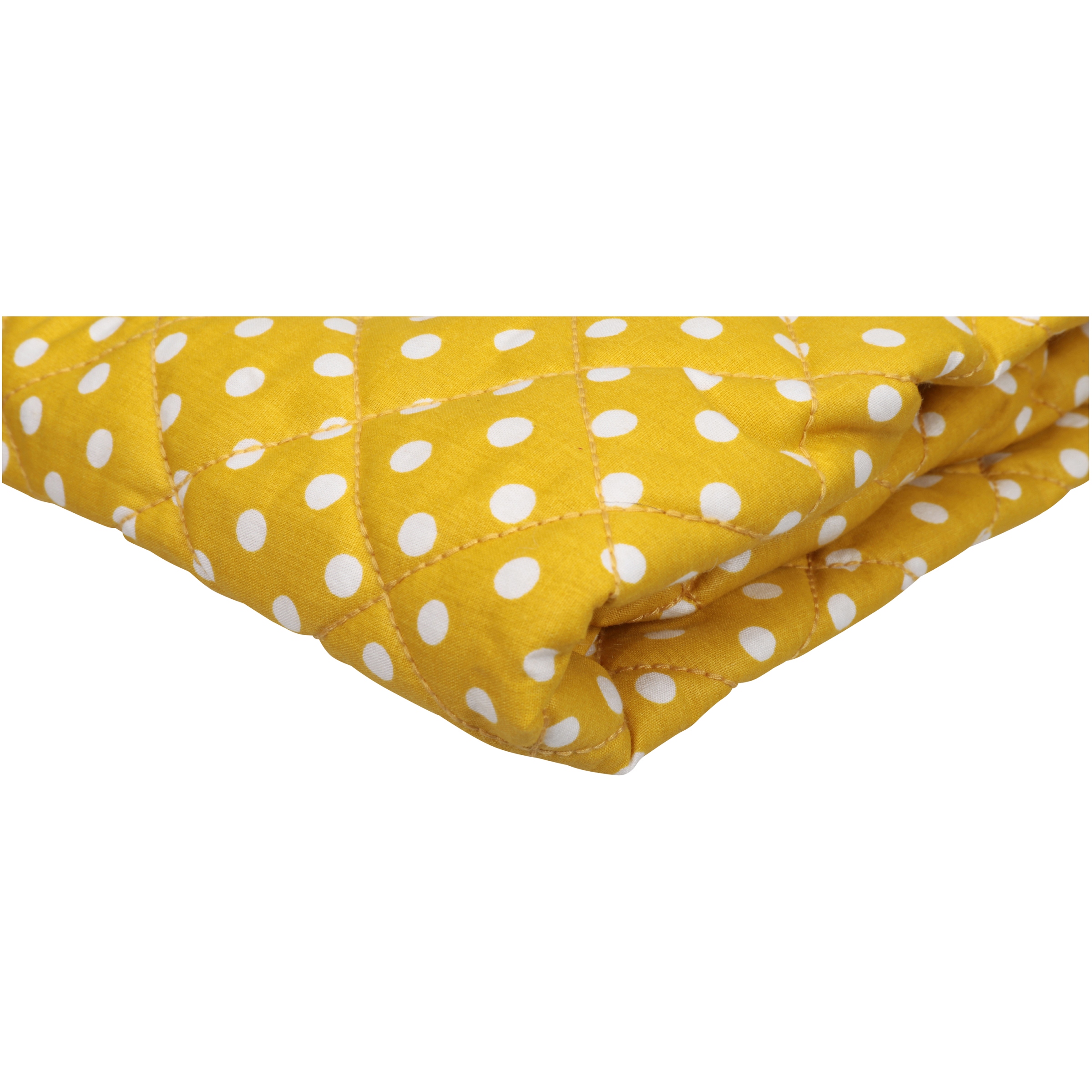 Bacati Yellow Dotted & Pin Stripes Changing Pad Cover - image 3 of 3