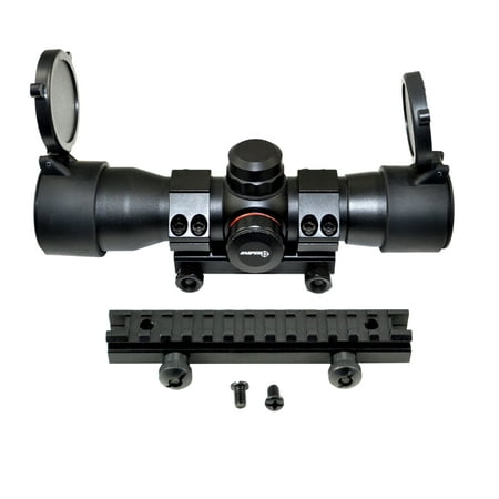 Sniper® Red / Green Dot Sight with Picatinny Riser Mount for Iron Sight