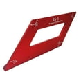 thumbnail image 2 of Práctica Regla De ángulo De 45  degree 135  degree De Metal Para Carpintería, Regla Para Escribir, Herramientas De Carpintero, 2 of 7