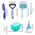 thumbnail image 2 of Kit 10 Pz De Aseo Macotas Belug  Azul Blanco, 2 of 4