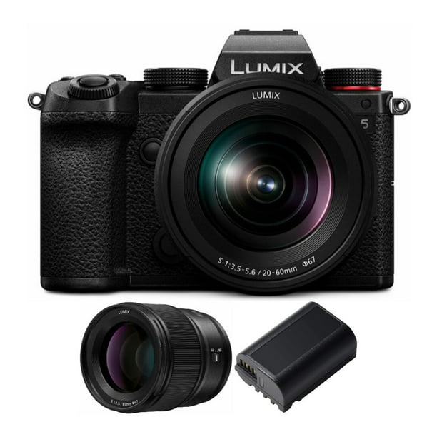 Panasonic LUMIX S5 4K Mirrorless FullFrame LMount Camera with LUMIX S
